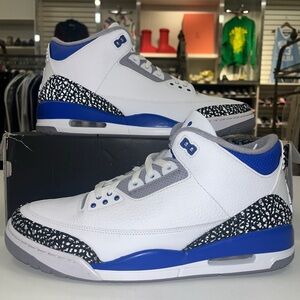 Size 13 - Air Jordan 3 Retro Racer Blue - CT8532-145